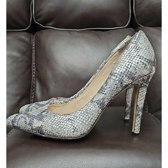 Vince Camuto KAIN Snakeskin Print High Heels Shoes Women's Size 8.5 - Picture 1 of 8